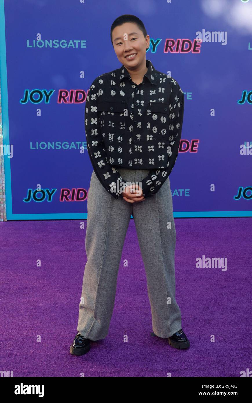 Los Angeles, CA. 26 giugno 2023. Sabrina Wu, alla LA Premiere di Joyride al Westwood Village Theatre di Los Angeles, California, il 26 giugno 2023. Crediti: Faye Sadou/Media Punch/Alamy Live News Foto Stock