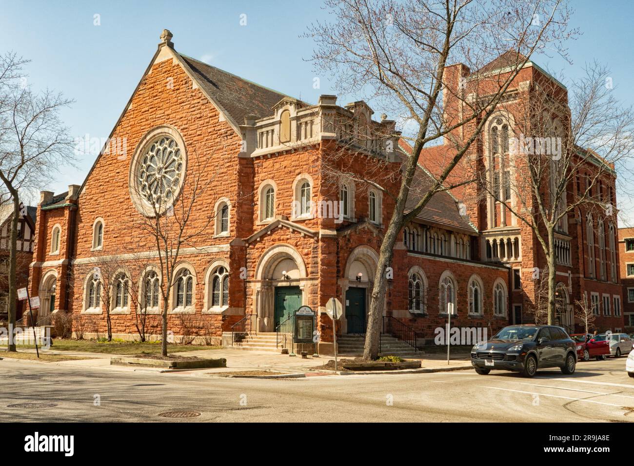 Union Church nel quartiere di Hyde Park, Chicago, Illinois, USA Foto Stock
