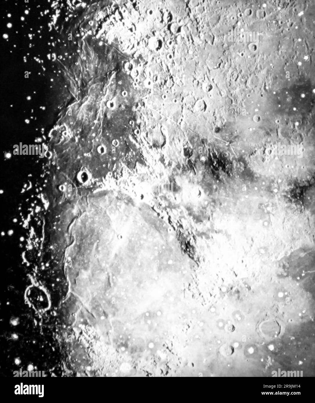 Luna, Mare, Serenitatis, Osservatorio di Yerkes, periodo vittoriano Foto Stock