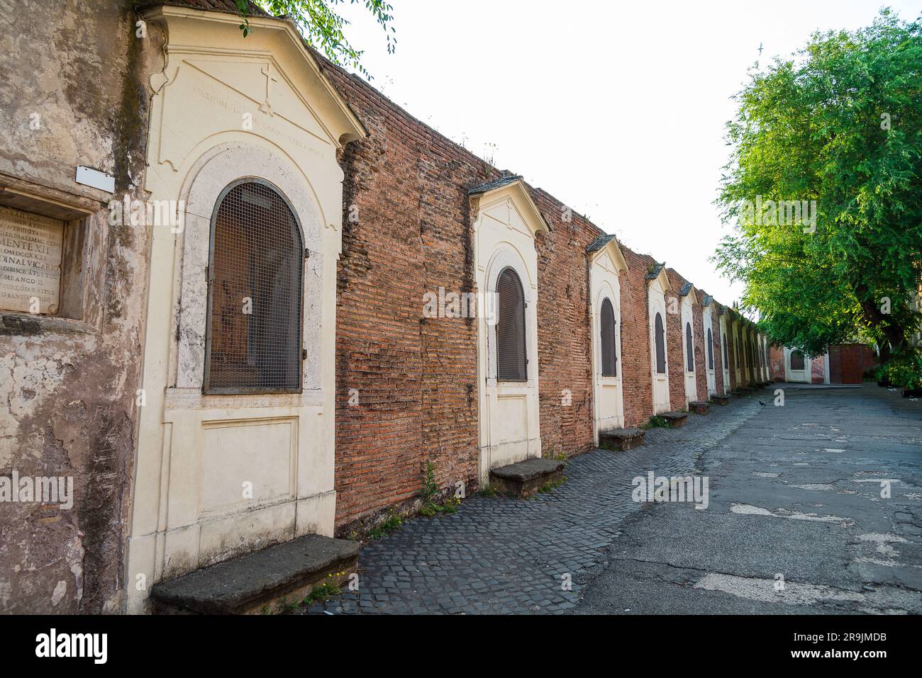 Costruito in cappelle nell'antica Roma, Italia Foto Stock