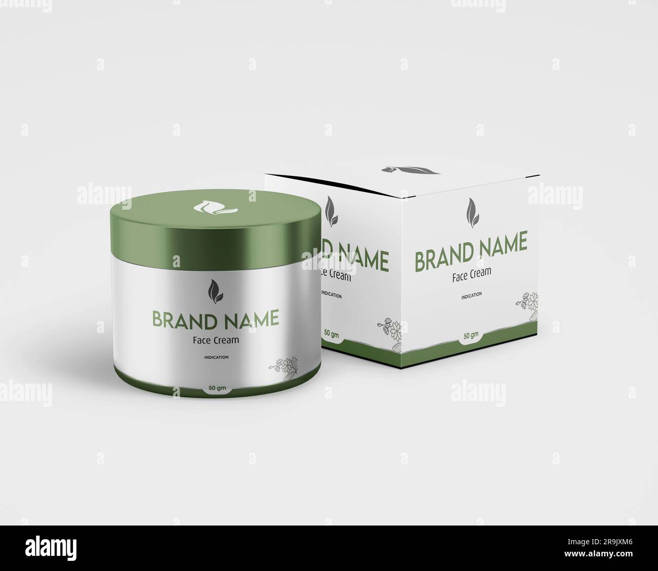 Mockup di prodotti cosmetici Foto Stock