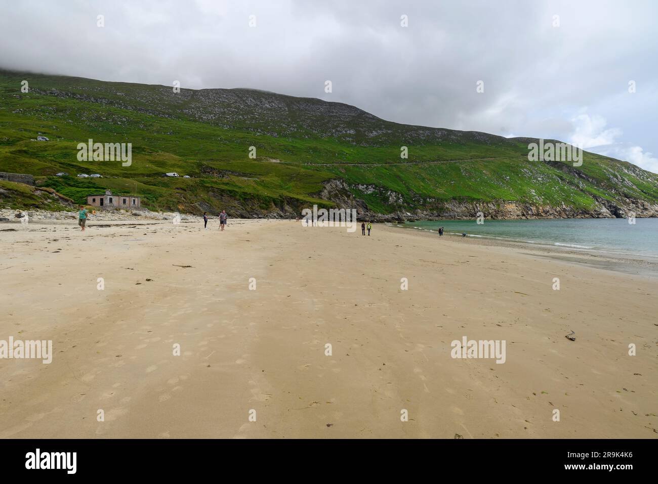 Keem Bay Beach, Achill Island, County Mayo, Irlanda Foto Stock