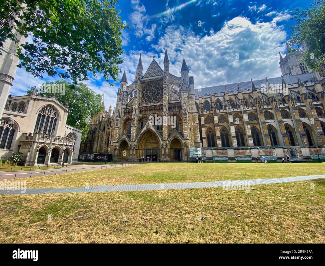 Abbazia di Westminster nella City of Westminster, Londra Foto Stock