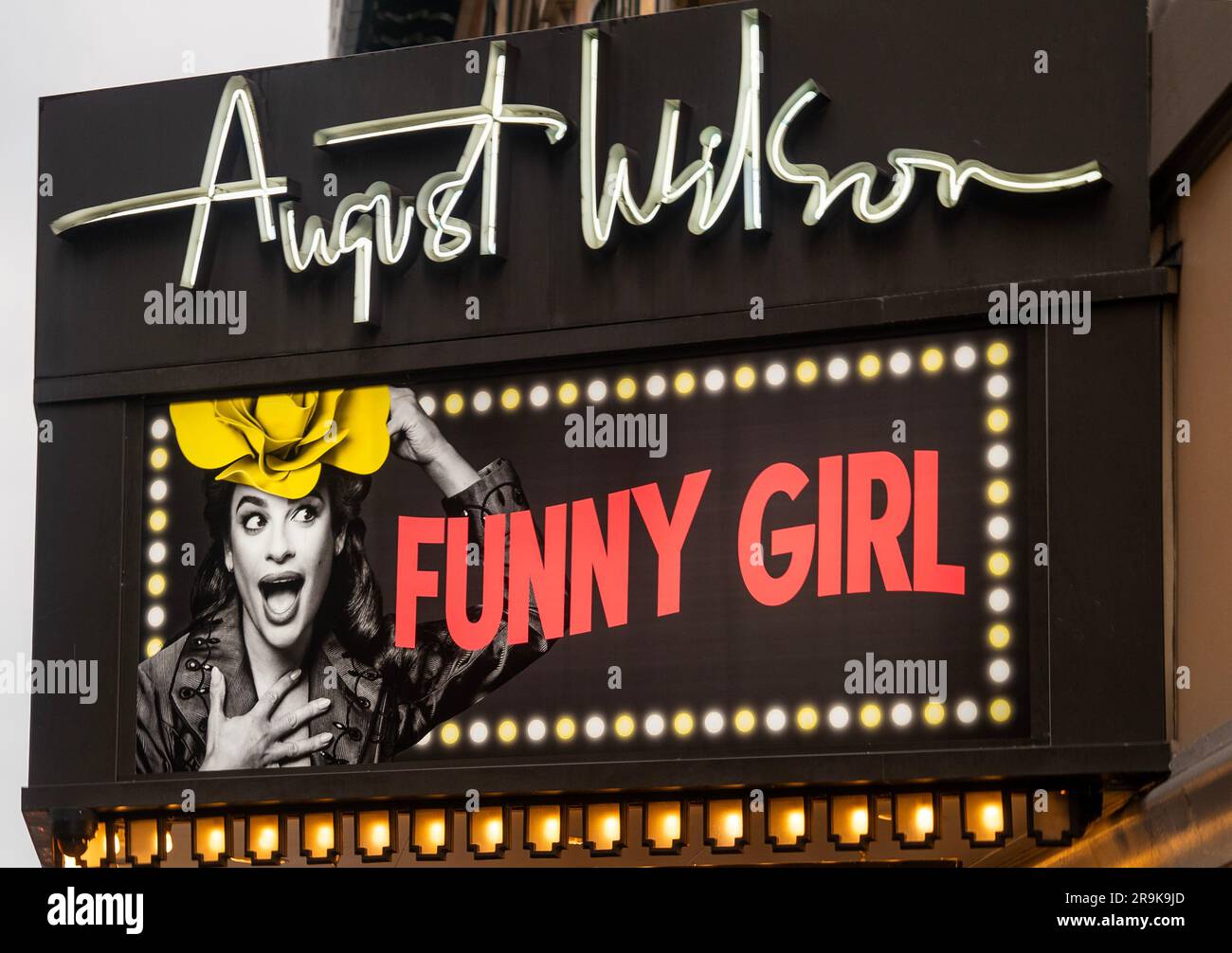 Musical Funny Girl al teatro August Wilson di Broadway a Manhattan New York Foto Stock