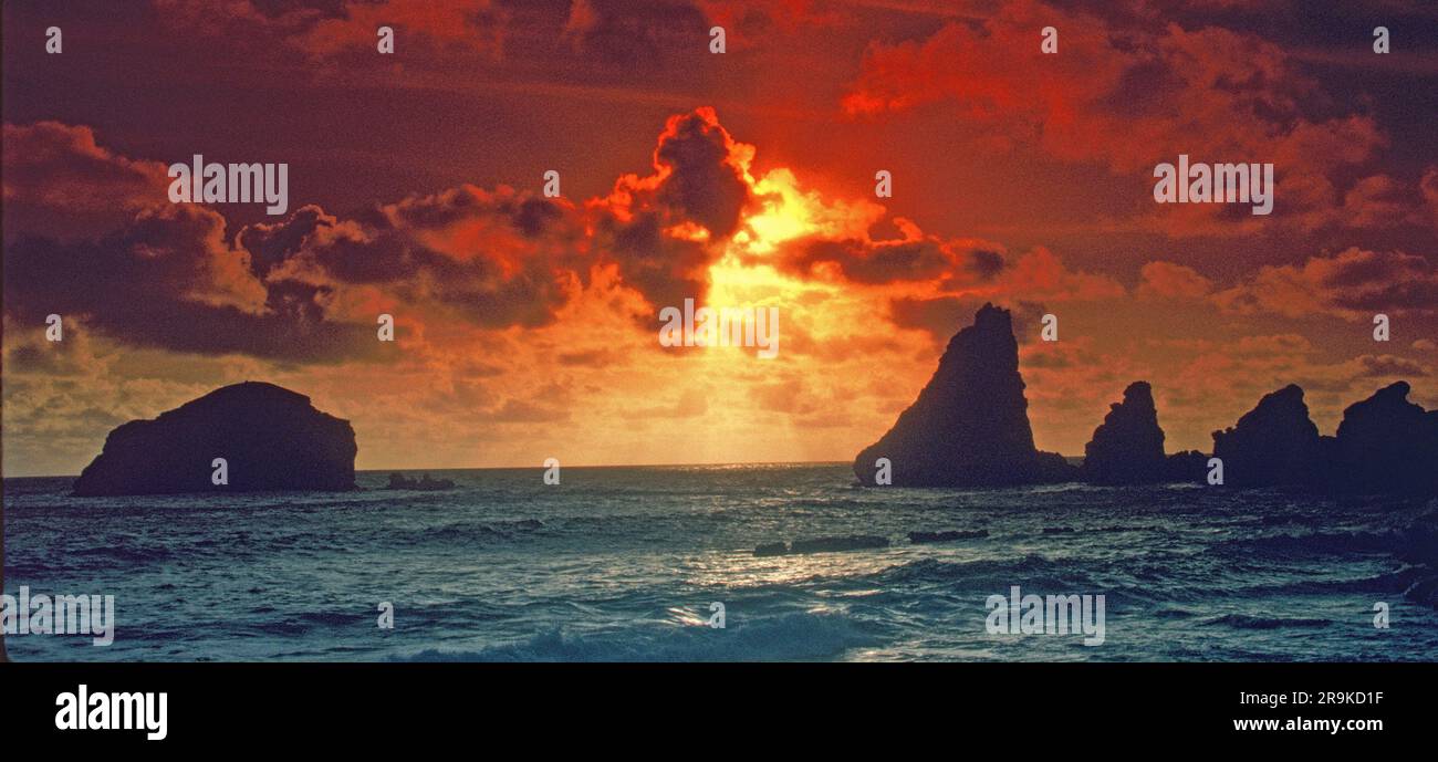 Pointe des Châteaux, Guadalupa, Francia Foto Stock