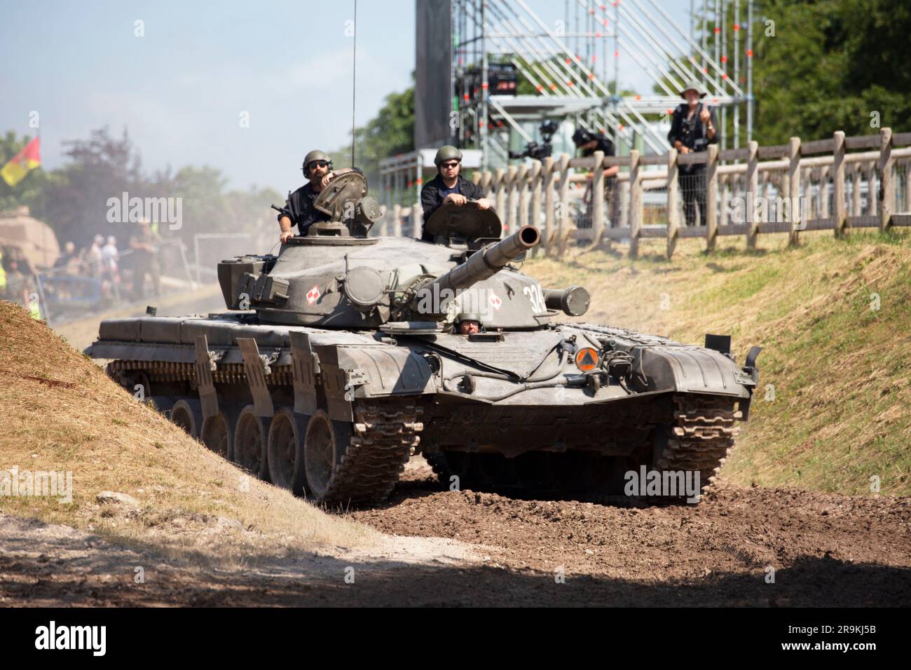 Carro armato russo T-72. Tankfeast 23 Bovington Tank Museum, Regno Unito Foto Stock