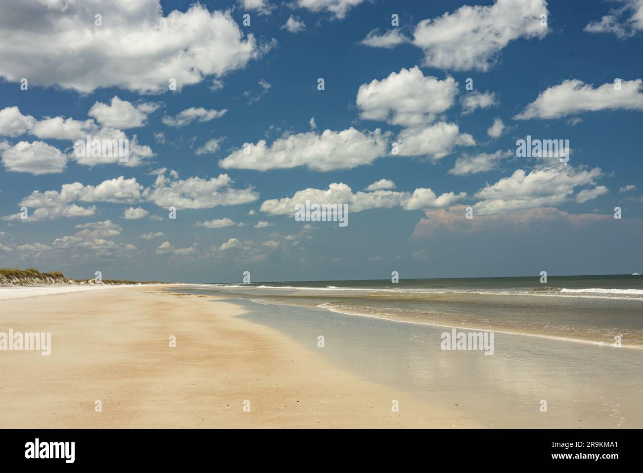 Spiaggia di Anastasia vicino a Saint Augustine in Florida Foto Stock