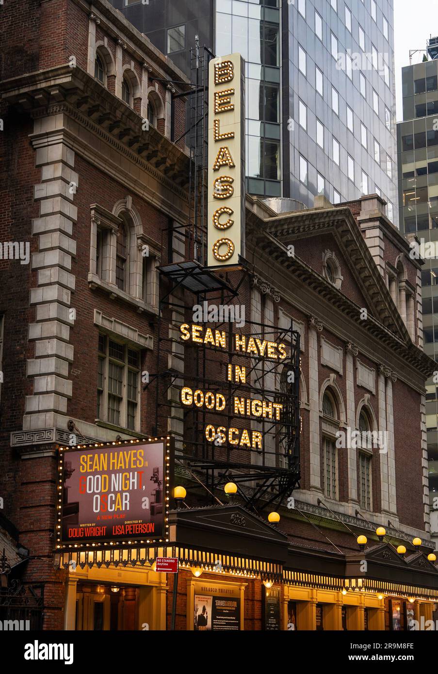 Good Night, Oscar con Sean Hayes al teatro Belasco a Broadway Manhattan NYC Foto Stock