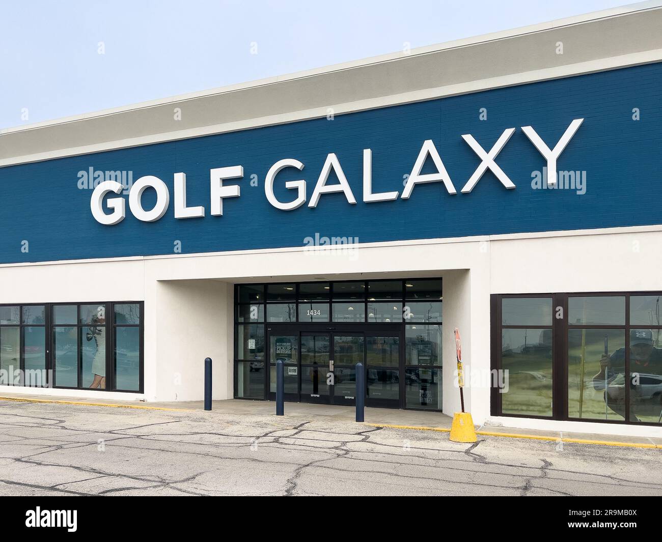 Golf Galaxy è un'azienda di proprietà di Dick's Sporting Goods che vende esclusivamente attrezzature e abbigliamento da golf. Foto Stock