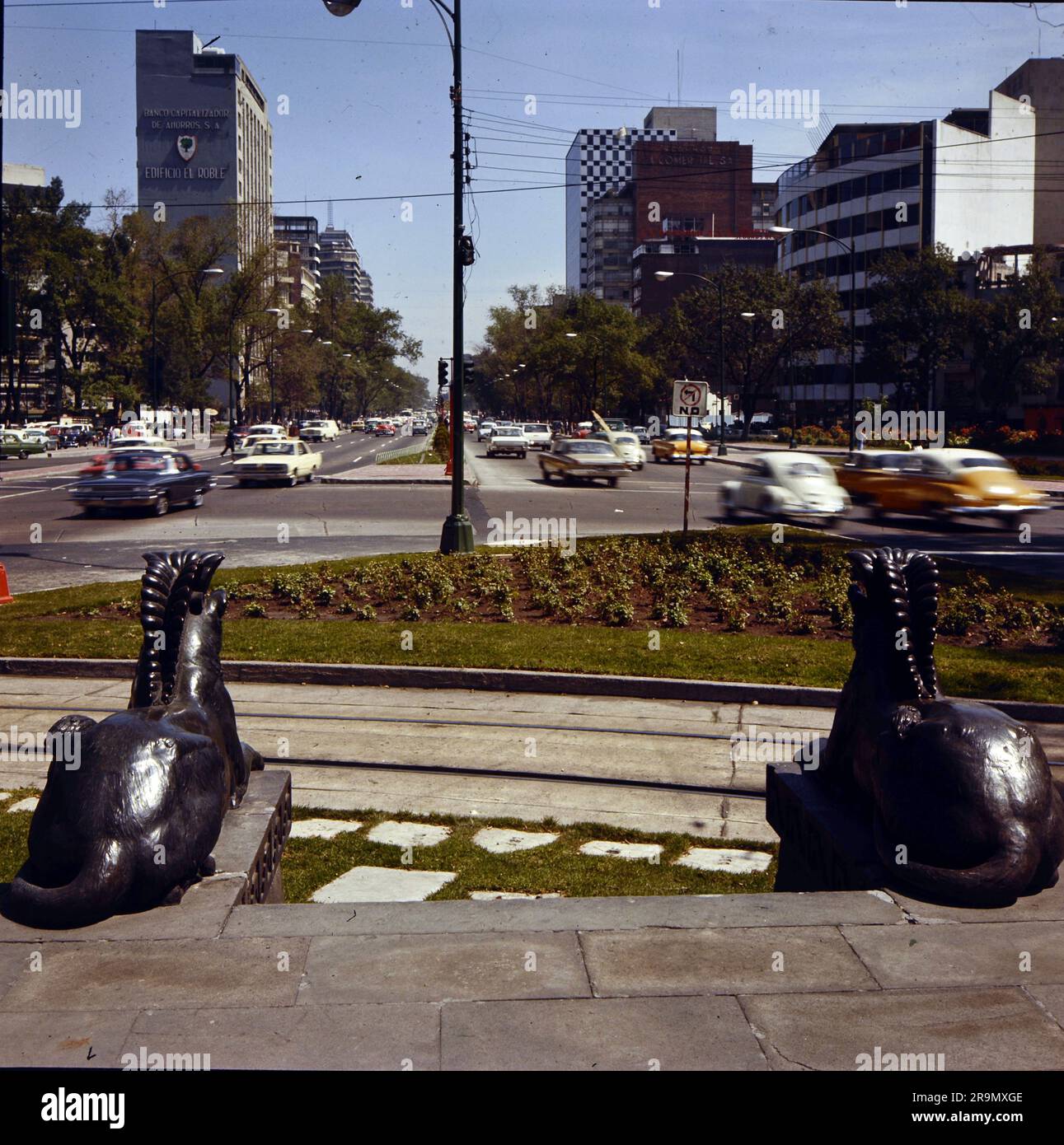 Geografia / viaggi, Messico, città del Messico, strade, Paseo de la Reforma, anni '1970, ULTERIORI-DIRITTI-CLEARANCE-INFO-NOT-AVAILABLE Foto Stock