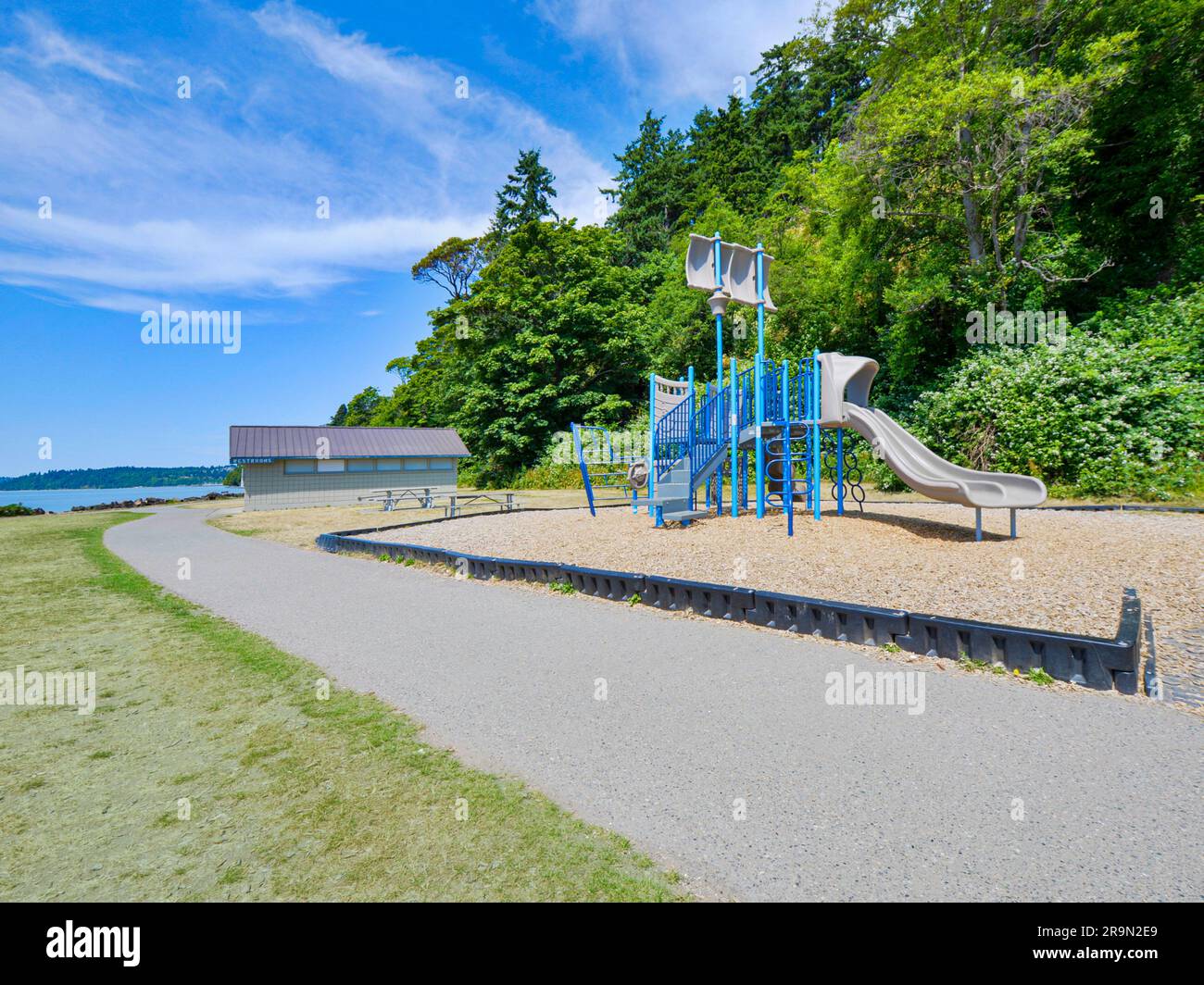 Saltwater State Park a Des Moines, Washington Foto Stock