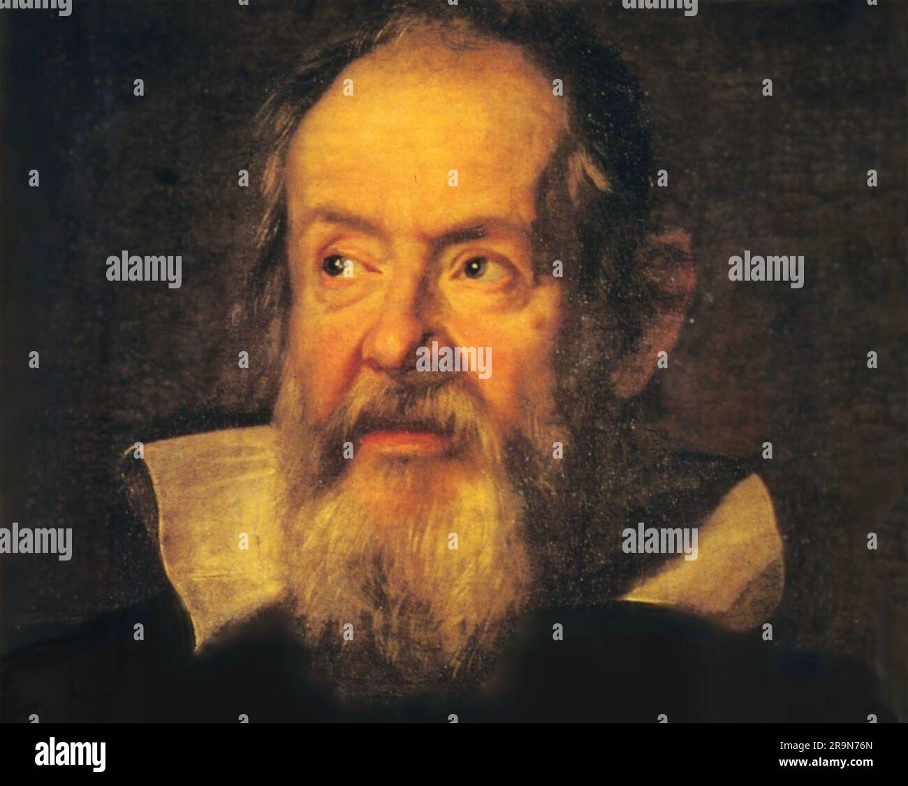 GALILEO GALILEI (1564-1642) scienziato italiano - 1636 dipinto di Justus Sustermans. Foto Stock