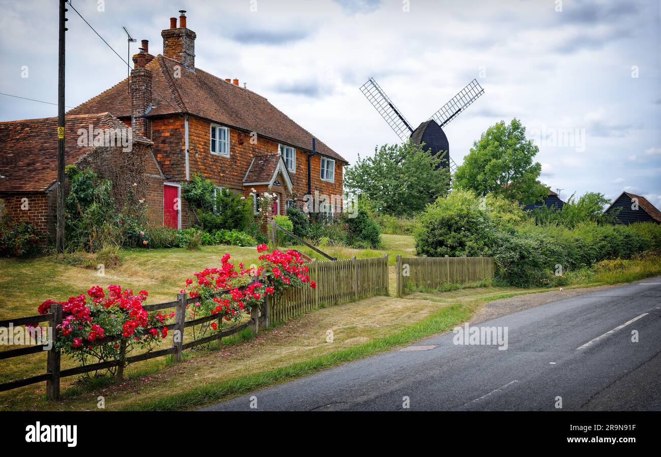 Rolvenden Mill Benenden Kent Foto Stock