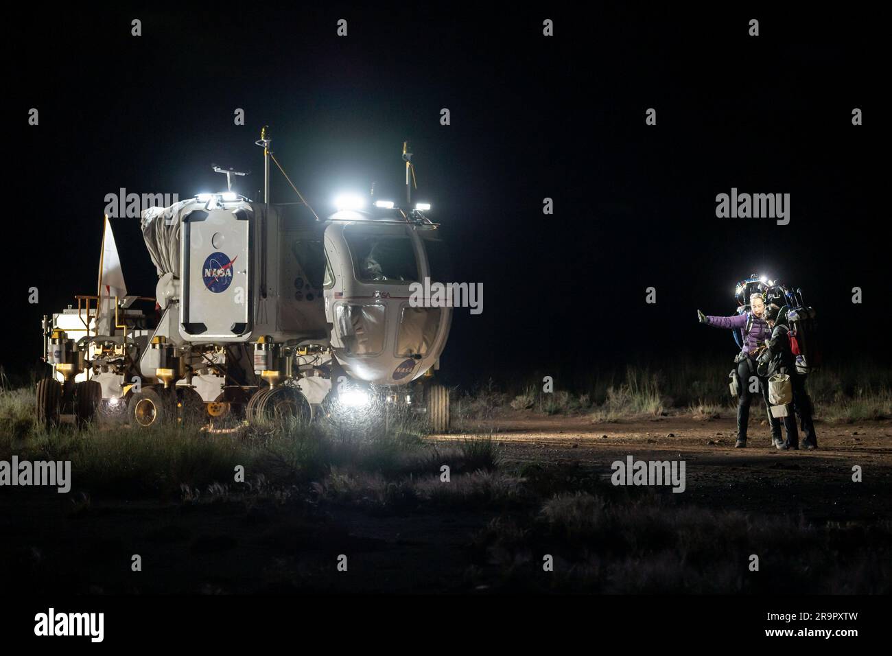 . Descrizione richiesta di lavoro: Supporto fotografico per Desert Rats 2022 a Flagstaff, Arizona. Codice addebito: DESERT RAT IMAGE ACQ XM, 23.44.600000.8100.8117 per UWI 2023.44.XA.600000,0 Desert Rats Project 2023 (XM) Foto Stock