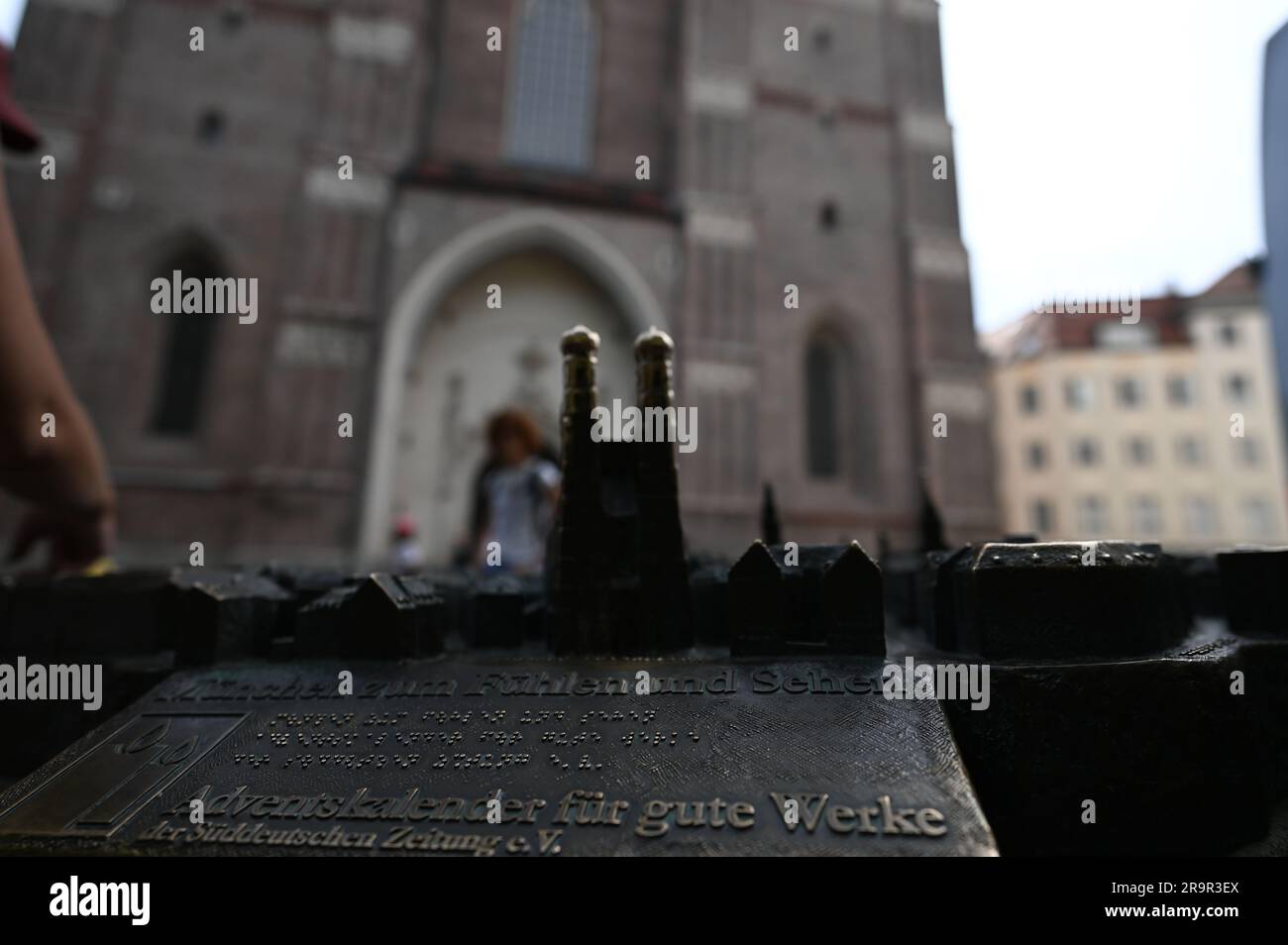 Frauenkirche a Monaco, Baviera Foto Stock