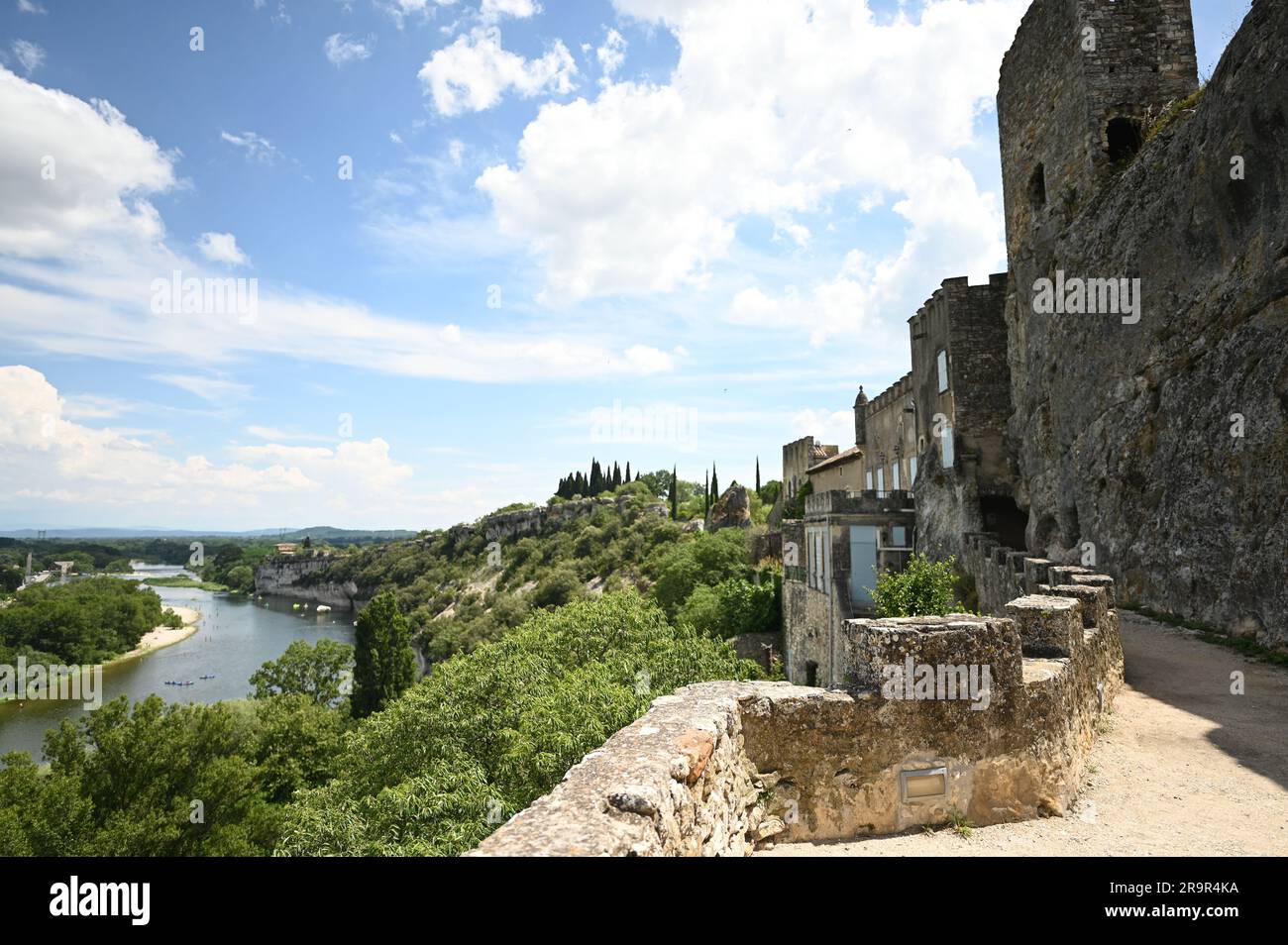 Villaggi medievali in Francia Foto Stock