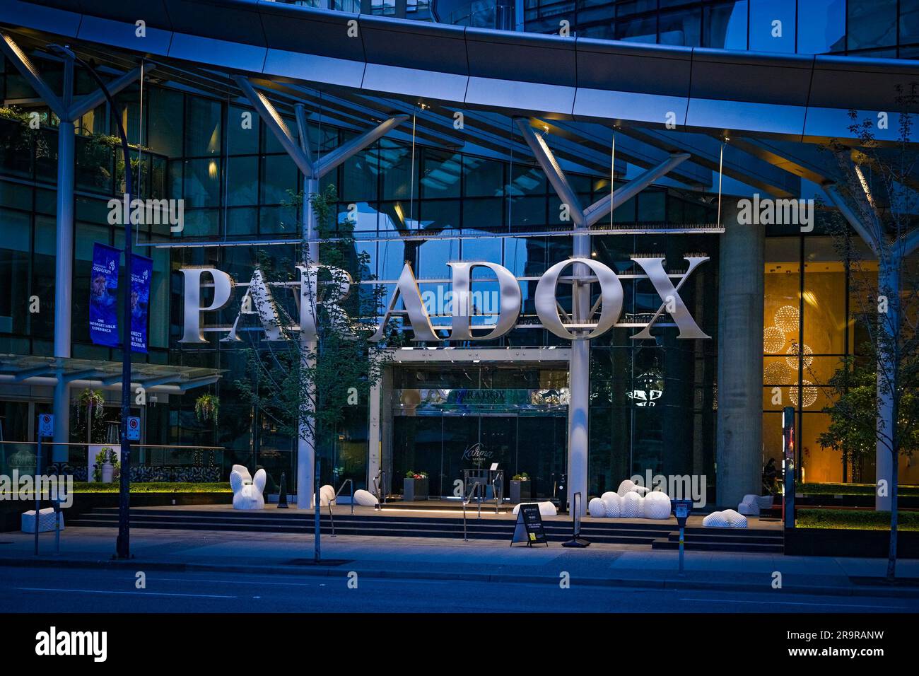 Paradox Hotel Vancouver, Downtown, Vancouver, British Columbia, Canada Foto Stock