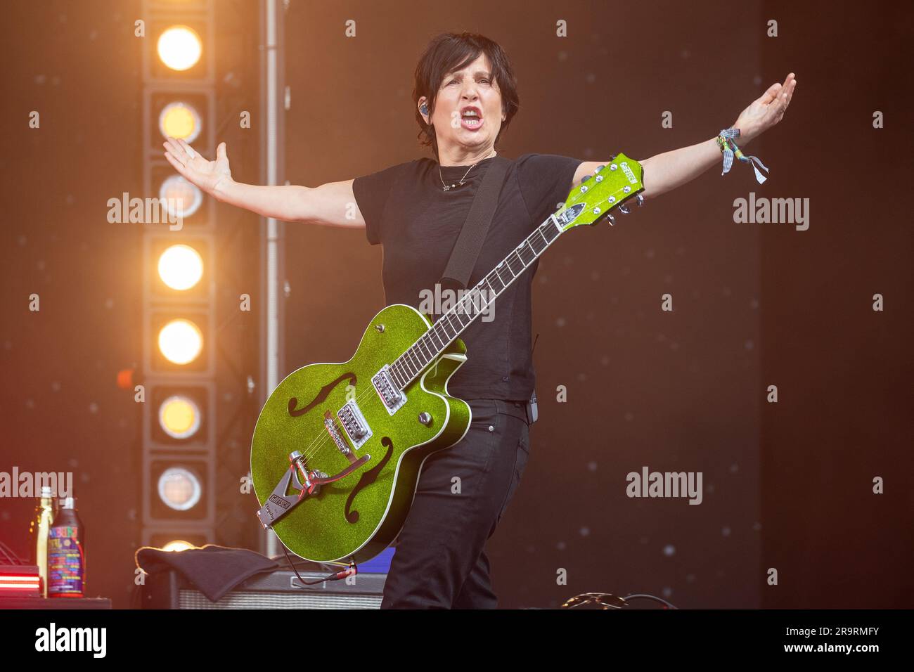 Pilton, Regno Unito. Venerdì 23 giugno 2023. Glastonbury FestivalTexas sul palco delle piramidi © Jason Richardson / Alamy Live News Foto Stock