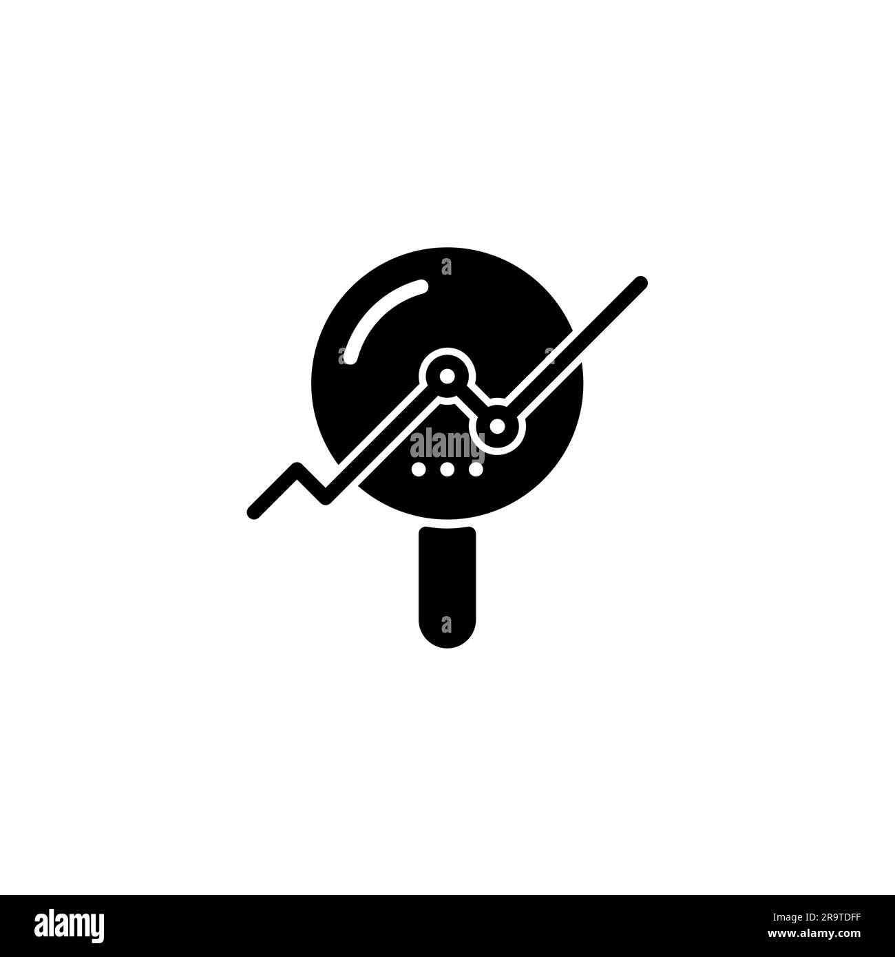 Esecuzione di report di controllo analitici per analisi e analisi per analisi di analisi e analisi di informazioni aziendali Illustrazione Vettoriale