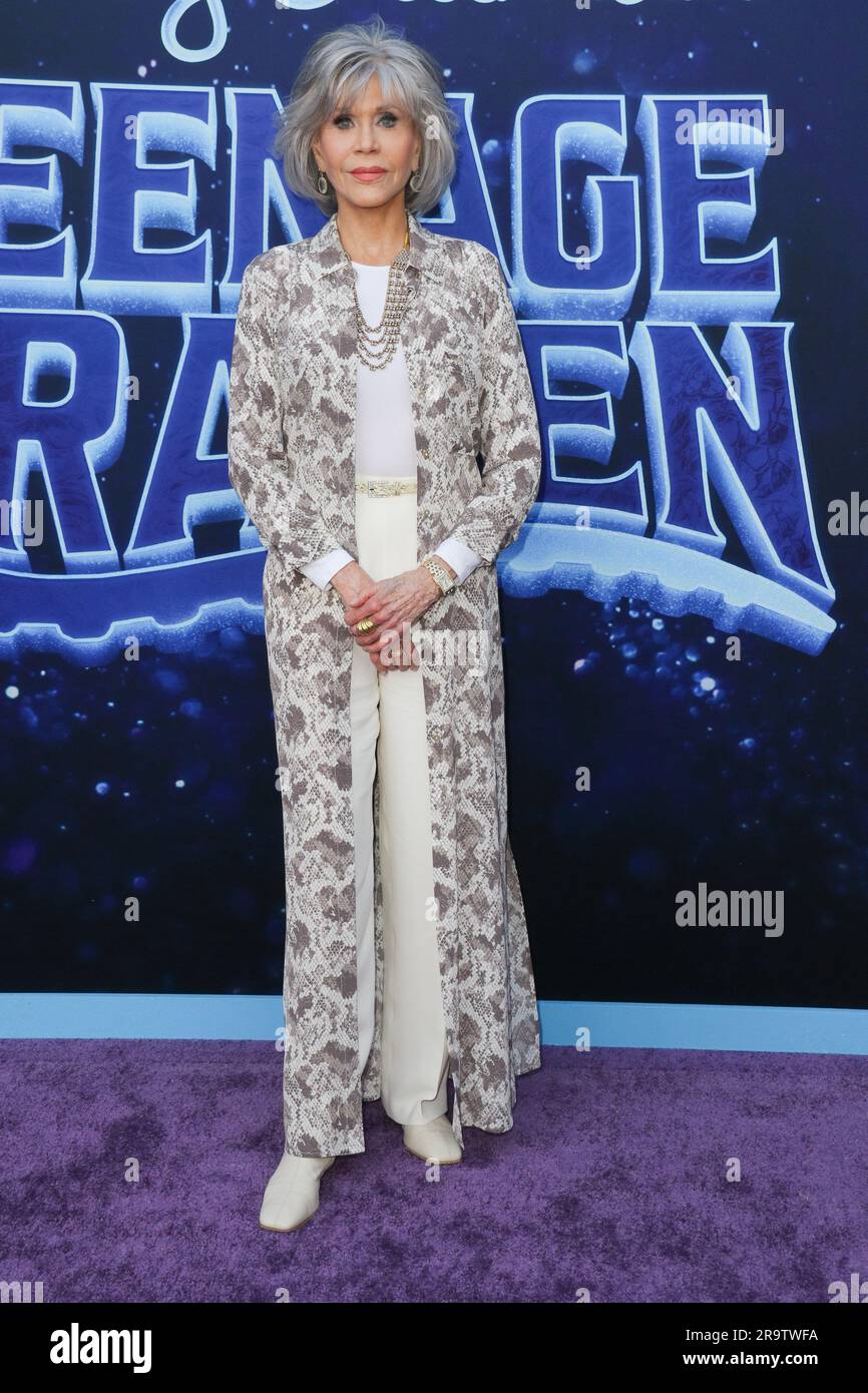 Los Angeles, USA. 29 giugno 2023. Jane fonda at "Ruby Gillman, Teenage Kraken" Premiere tenutasi al TCL Chinese Theatre, Hollywood, CA, 28 giugno 2023. Crediti fotografici: Joseph Martinez/PictureLux crediti: PictureLux/The Hollywood Archive/Alamy Live News Foto Stock