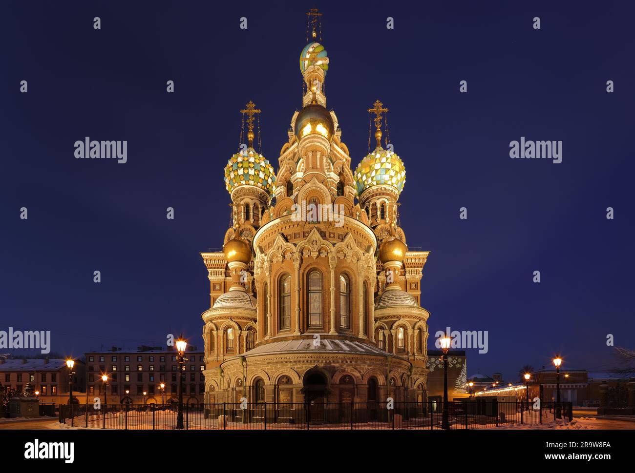 Cattedrale del Salvatore sul sangue versato, St. Pietroburgo, Russia Foto Stock