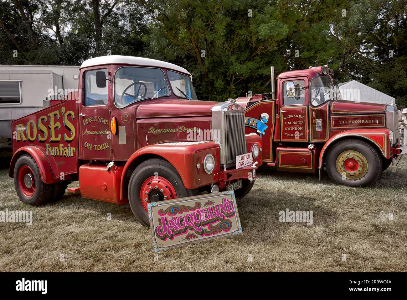 1968 Scammell Highwayman, il trattore zavorra dello showman. Inghilterra Regno Unito Foto Stock