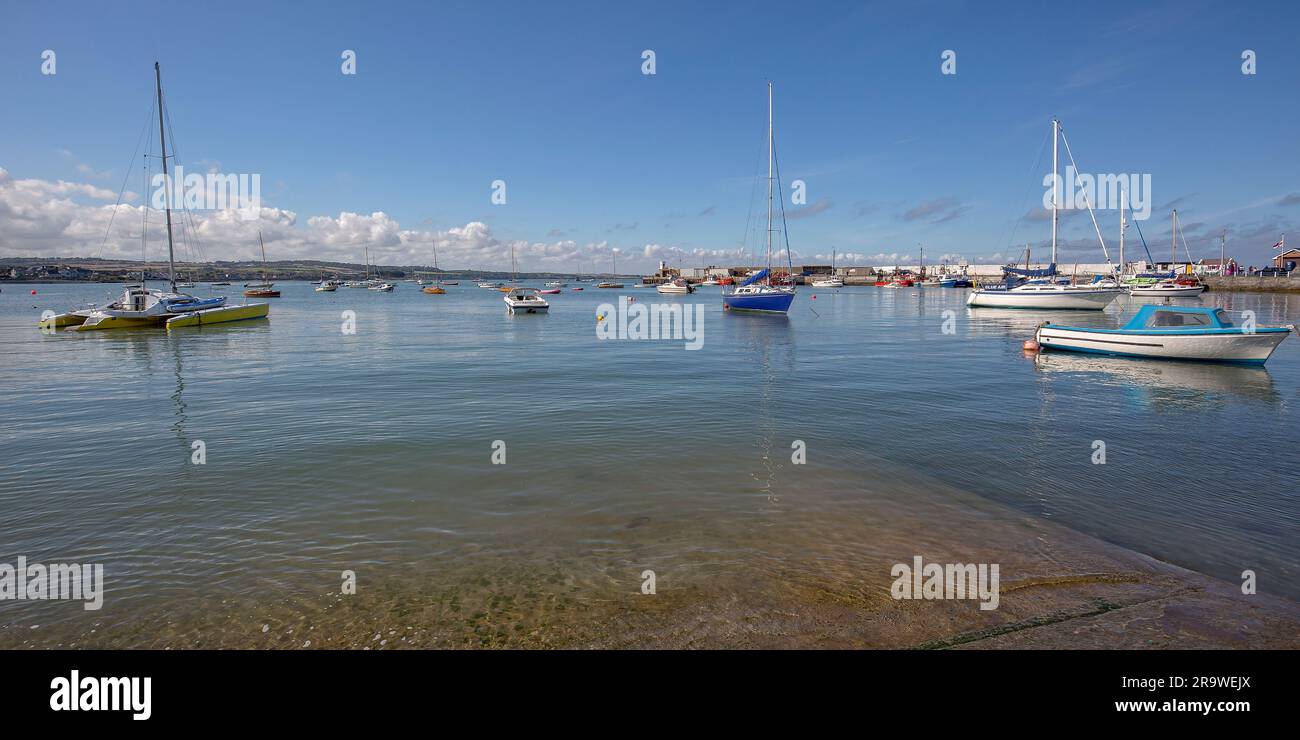 Skerries al sole Foto Stock