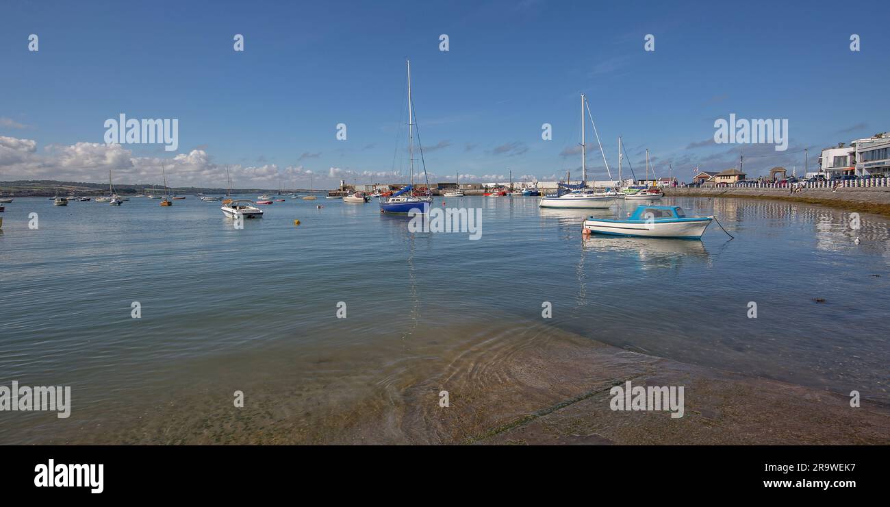 Skerries al sole Foto Stock