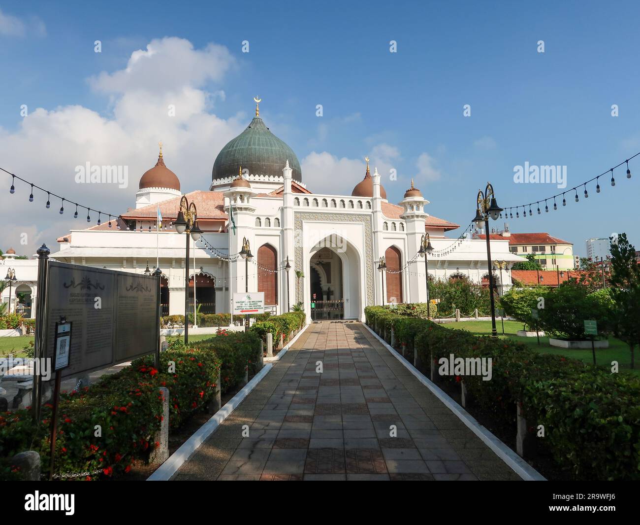 Penang, Malesia - 21 maggio 2016: Moschea Kapitan Keling a Penang, Malesia. Foto Stock