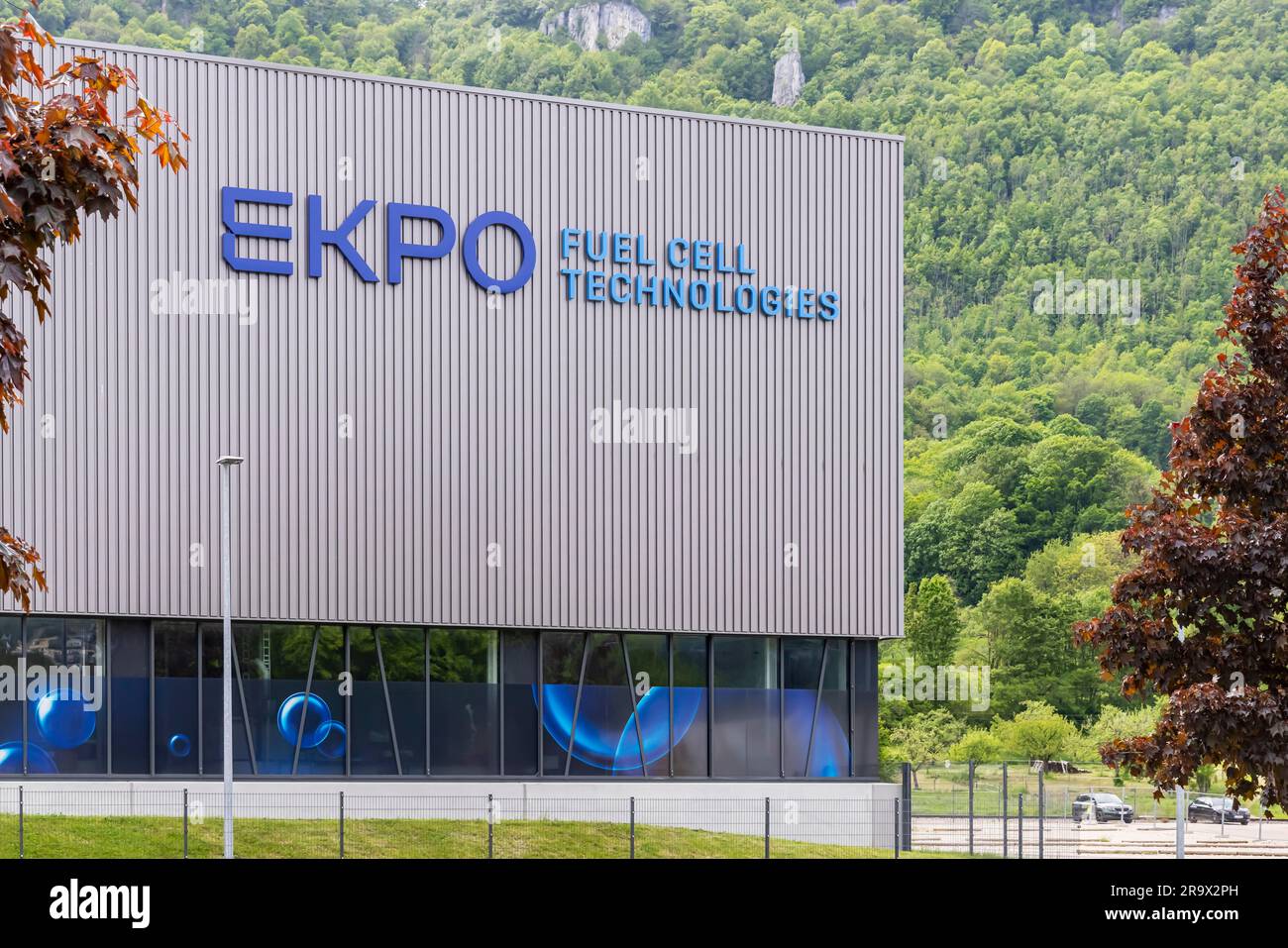 EKPO Fuel Cell Technologies, joint venture per lo sviluppo e la produzione su larga scala di pile a combustibile, fornitore di servizi completi per celle a combustibile e. Foto Stock