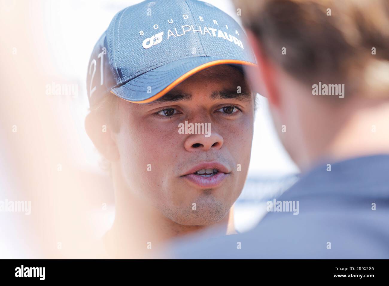 Spielberg, Austria. 29 giugno 2023. Formula 1 Rolex Gran Premio d'Austria al Red Bull Ring, Austria. Nella foto: Nyck De Vries (NLD) di Scuderia AlphaTauri © Piotr Zajac/Alamy Live News Foto Stock