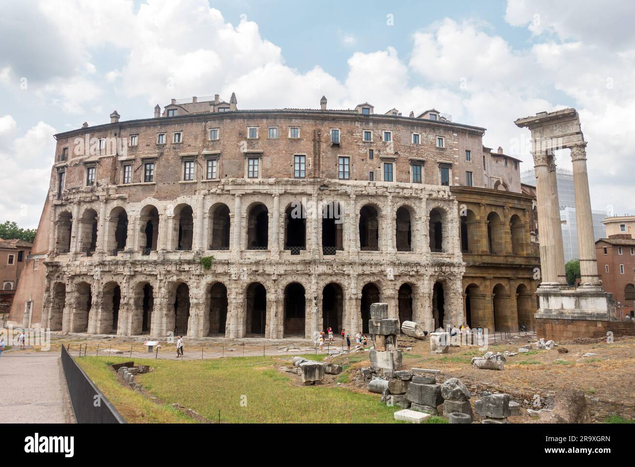 Roma Italia Teatro estivo di Marcello Foto Stock