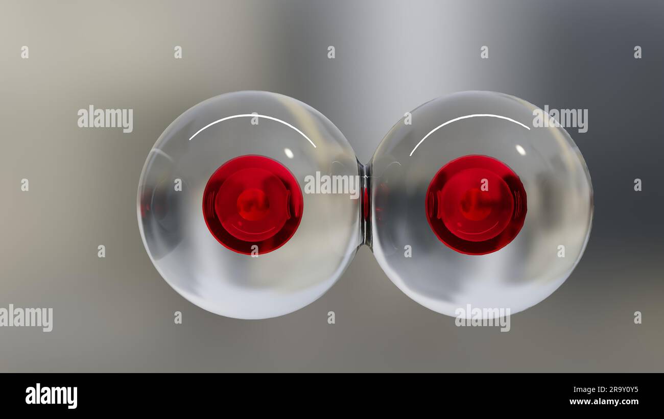 Crescita delle cellule tumorali incontrollabile sui tessuti, cellule di infezione tumorale e diffusione, infiammazione invasiva e metastasi cancerose. riproduci Foto Stock