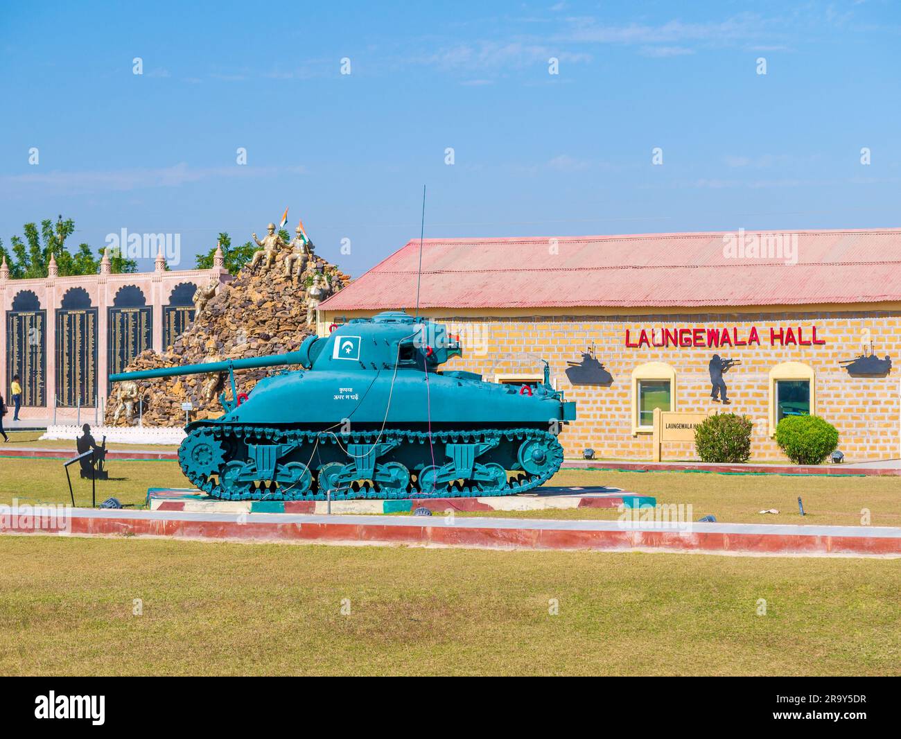 Jaisalmer, India - 24 dicembre 2022: Carro armato dell'esercito pakistano catturato dall'India al Museo dell'esercito indiano Foto Stock