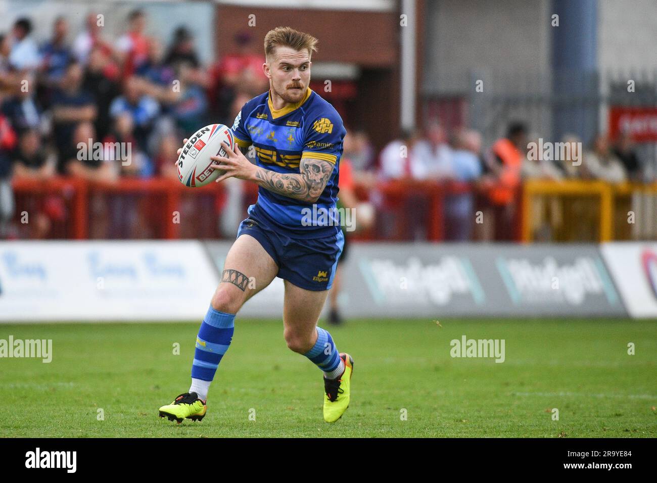 Hull, Inghilterra - 23 giugno 2023 - Morgan Smith di Wakefield Trinity in azione. Rugby League Betfred Super League , Hull Kingston Rovers vs Wakefield Trinity at Sewell Group Craven Park , Hull, UK Foto Stock