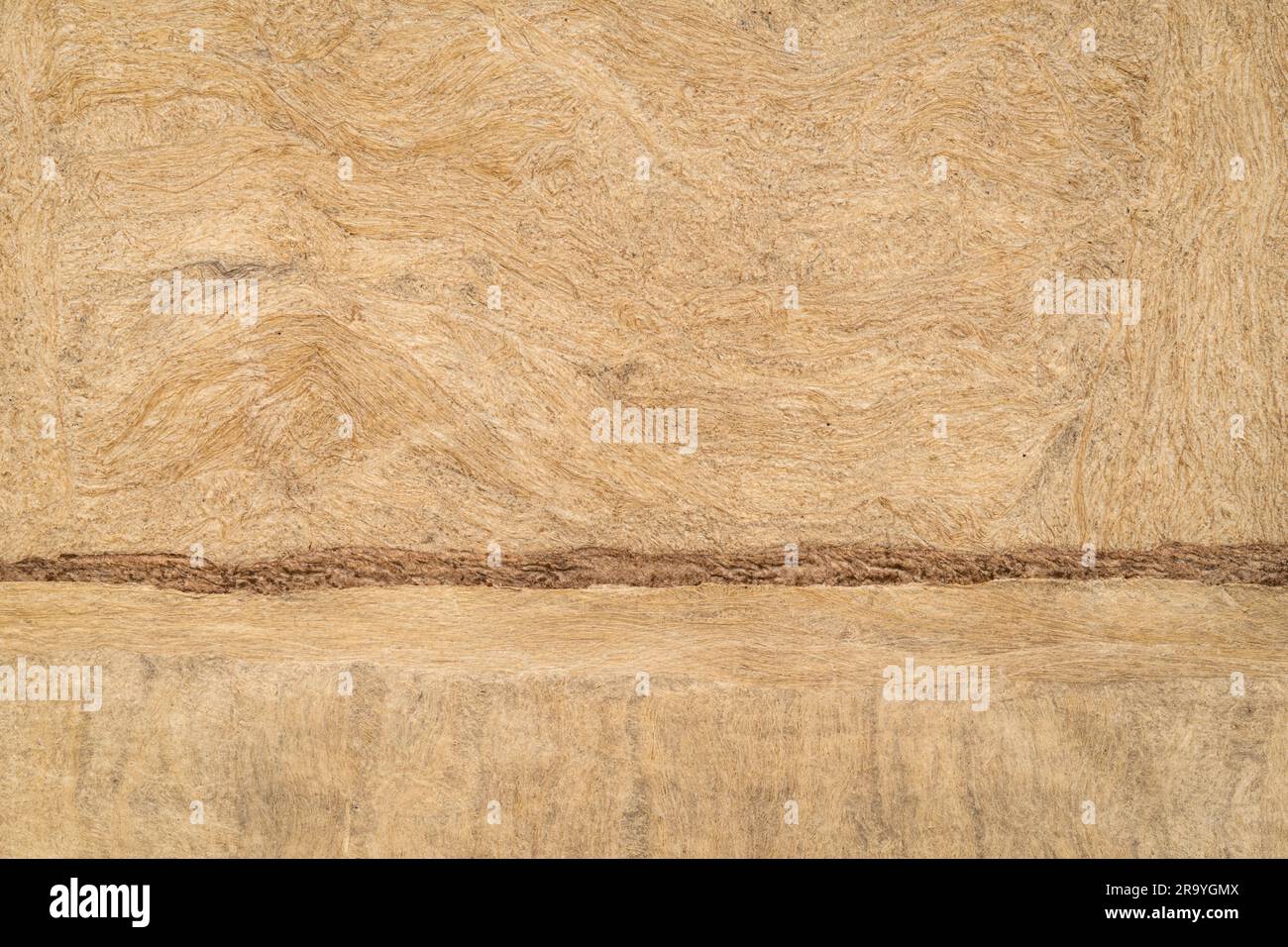 Paesaggio astratto - sfondo di buckskin amato corteccia carta fatta a mano creato in Messico Foto Stock