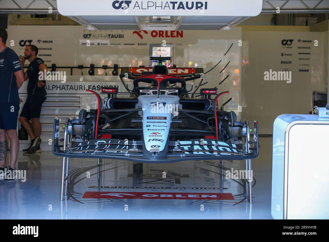 Scuderia AlphaTauri durante il giorno della FORMULA 1 ROLEX GROSSER PREIS VON OSTERREICH 2023 - giugno 29 a Jul2 Spielberg, Stiria, Austria Foto Stock