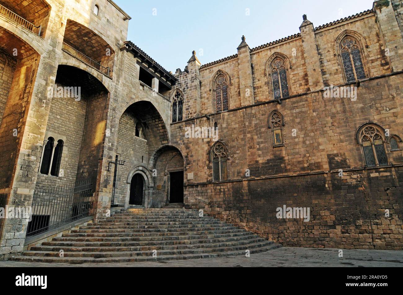 Cappella di Santa Agata, Palau Reial Major Palace, Placa del Rei, Barcellona, Catalogna, Spagna Foto Stock