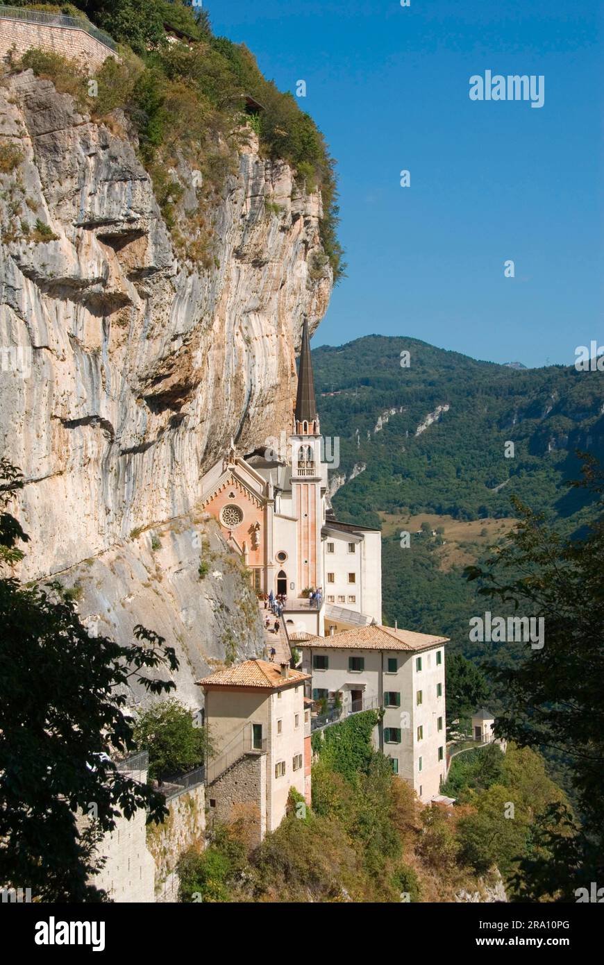 Monastero, Venezia, Veneto, Madonna della Corona, Spiazzi, Veneto, Italia Foto Stock