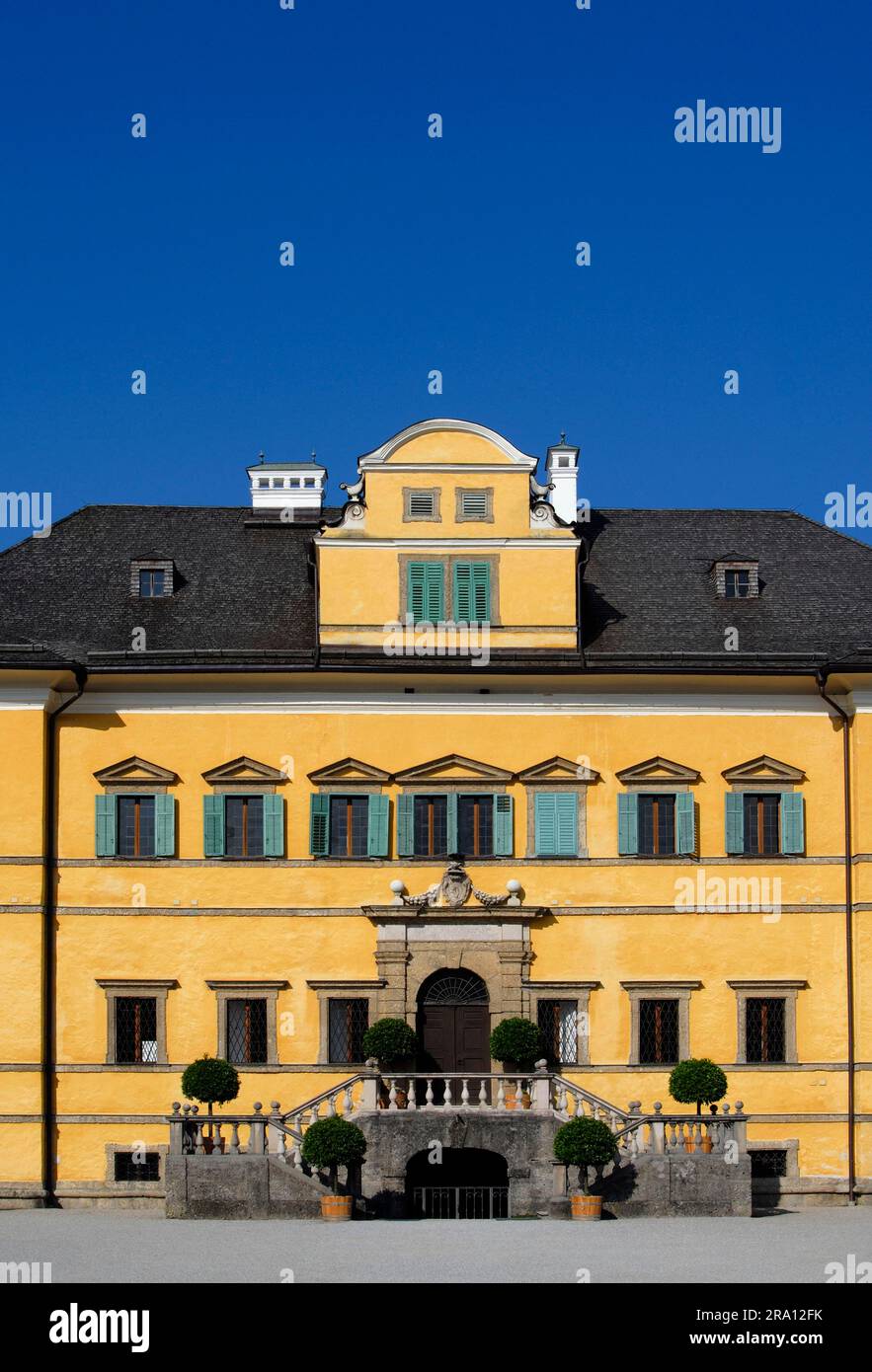 Il castello di Hellbrunn, Salisburgo, Austria Foto Stock