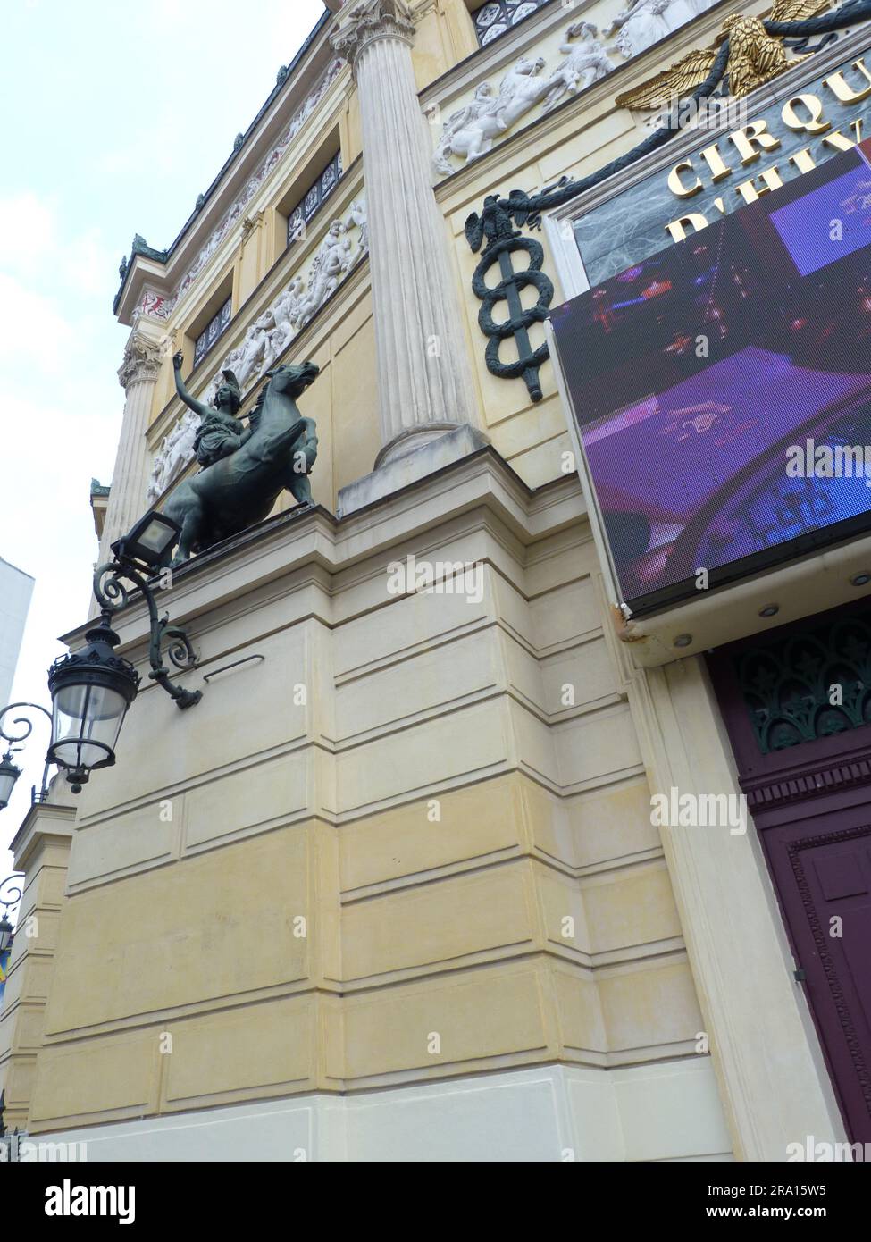 Bâtiment du Cirque d'Hiver, Parigi Foto Stock