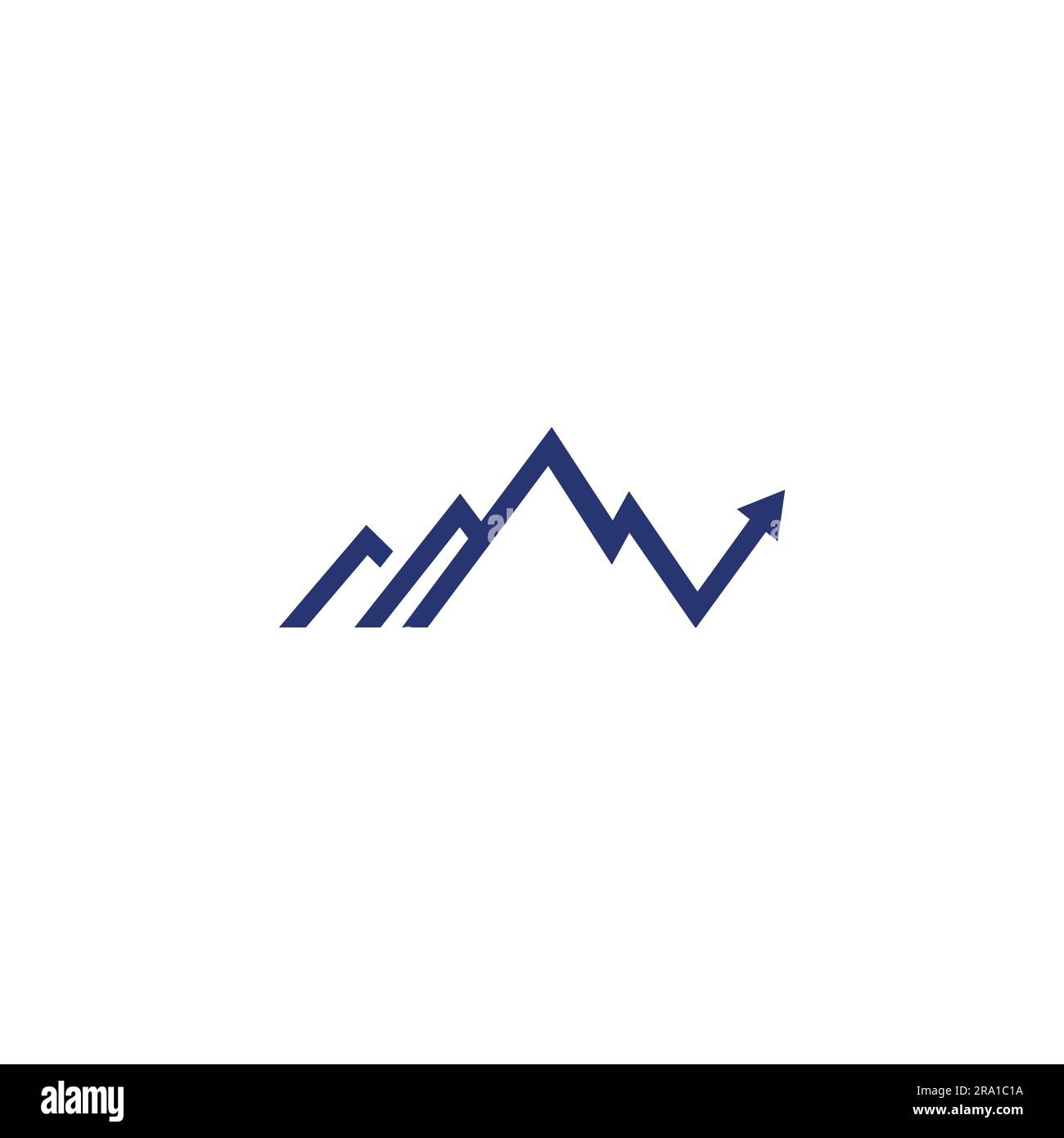 logo mountain success. grafico vettore di montagna Illustrazione Vettoriale