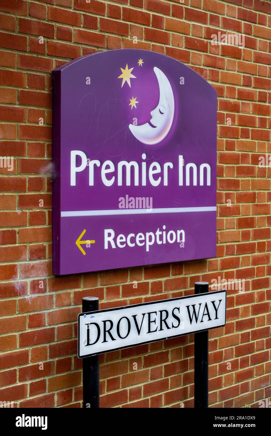 Premier Inn Hotel, St.Albans, Hertfordshire, Inghilterra, Regno Unito Foto Stock