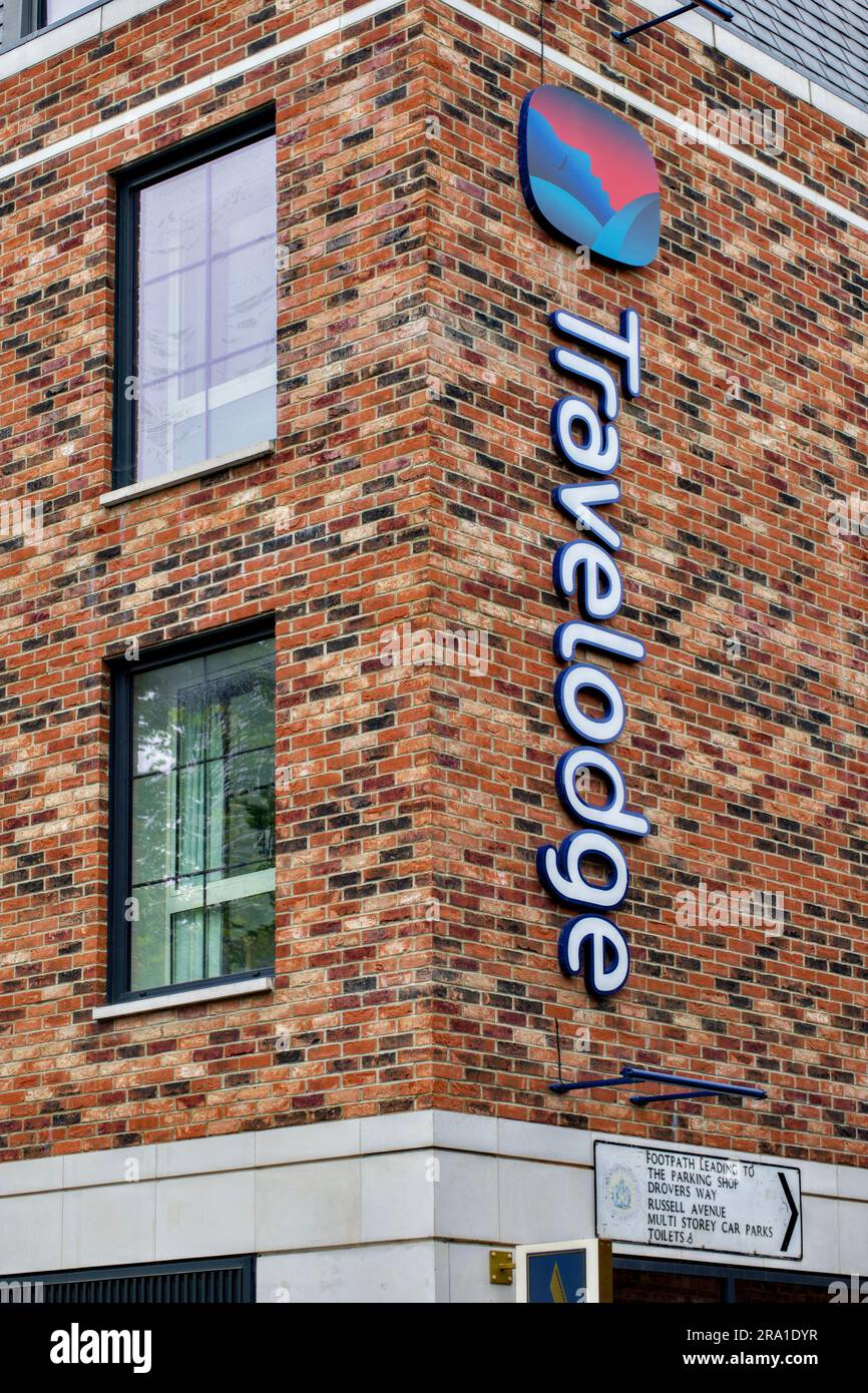 Travelodge Hotel, St.Albans, Hertfordshire, Inghilterra, Regno Unito Foto Stock