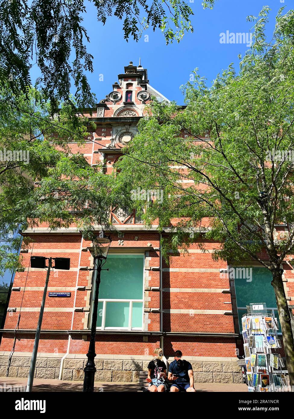 Amsterdam, Paesi Bassi. 20 giugno 2023. Il vecchio timpano del Museo Stedelijk di Amsterdam. Foto di alta qualità Foto Stock