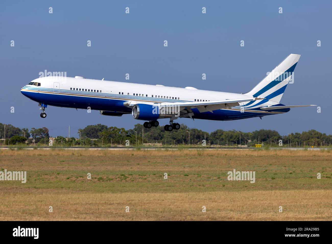 Las Vegas Sands Boeing 767-3P6ER (REG: N804MS) in arrivo per manutenzione. Foto Stock