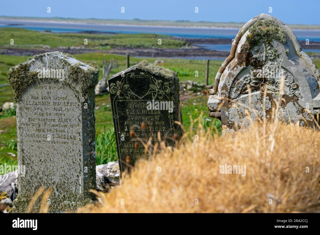 Il Trinity Temple, Carnish, è una rovina storica, elencata come di significato europeo e forse la più antica università della Scozia. Foto Stock