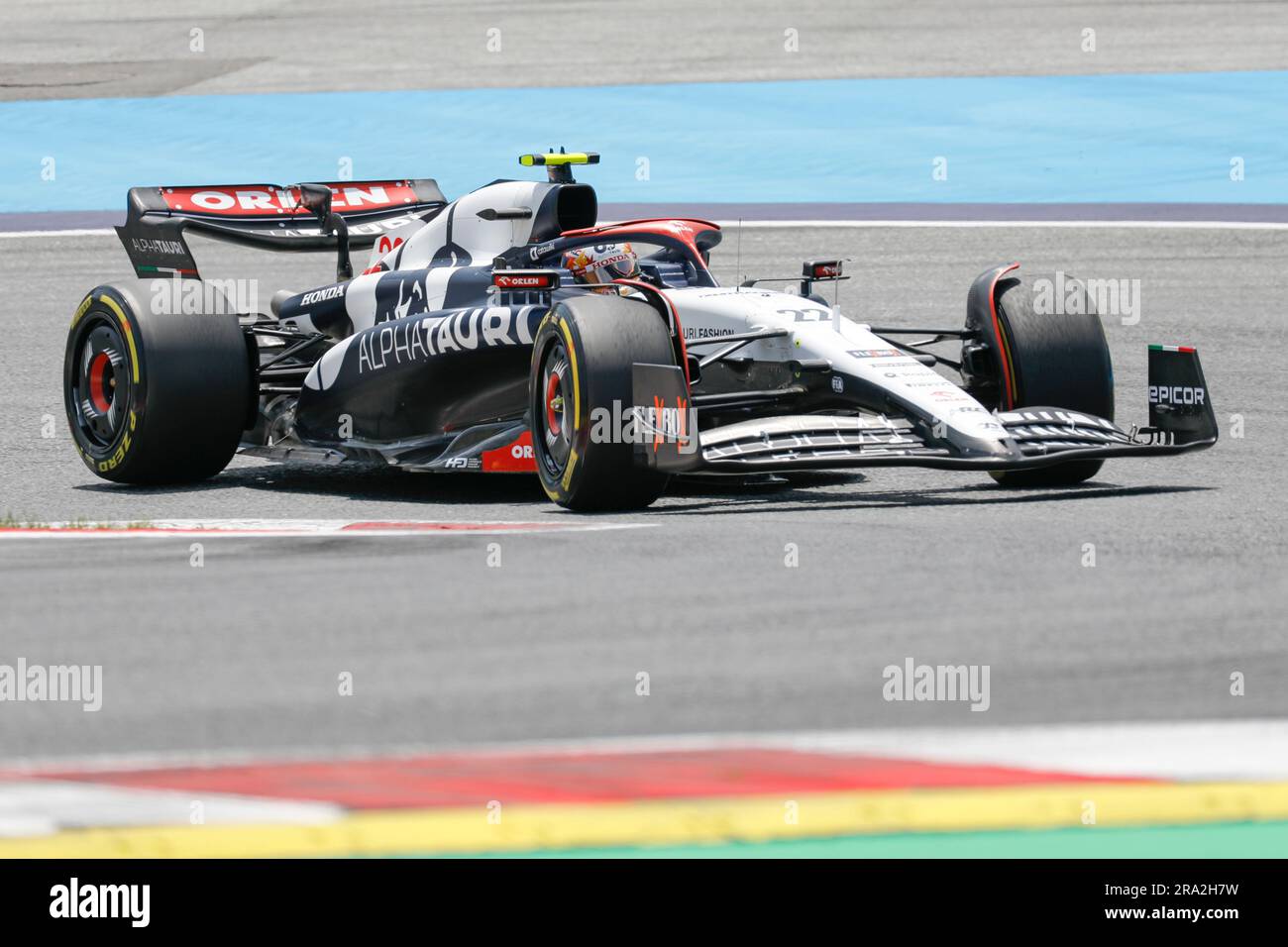 Spielberg, Austria. 30 giugno 2023. Formula 1 Rolex Gran Premio d'Austria al Red Bull Ring, Austria. Nella foto: Yuki Tsunoda (JPN) di Scuderia AlphaTauri in AlphaTauri AT04 durante la sessione di prove libere © Piotr Zajac/Alamy Live News Foto Stock