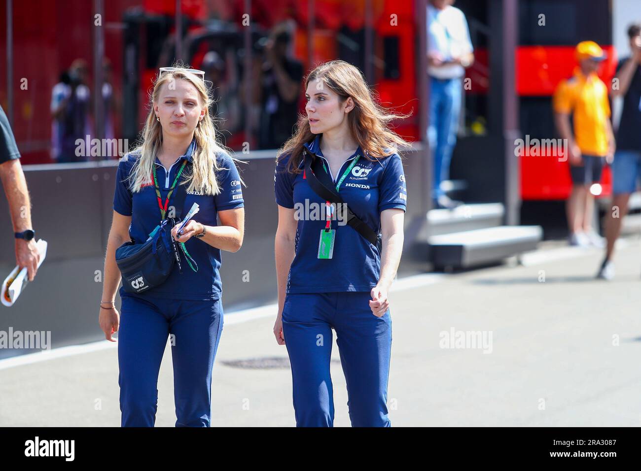 Scuderia AlphaTauri stampa personale durante LA FORMULA 1 ROLEX GROSSER PREIS VON OSTERREICH 2023 - giugno 29 a luglio 2 a RedbullRing - Spielberg, Austria Foto Stock