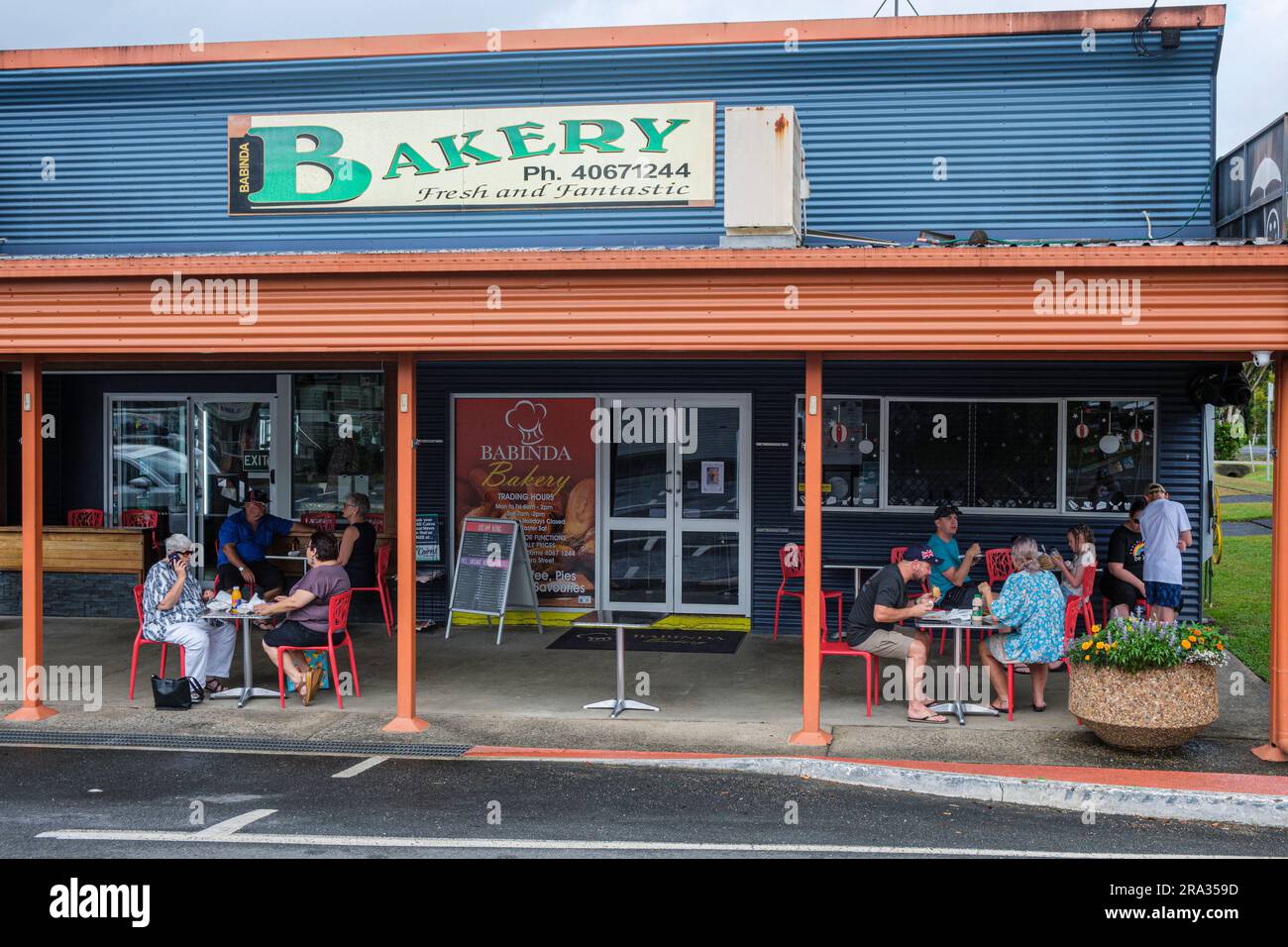 Babinda Bakery nella cittadina di campagna di Babinda, Queensland, Australia Foto Stock
